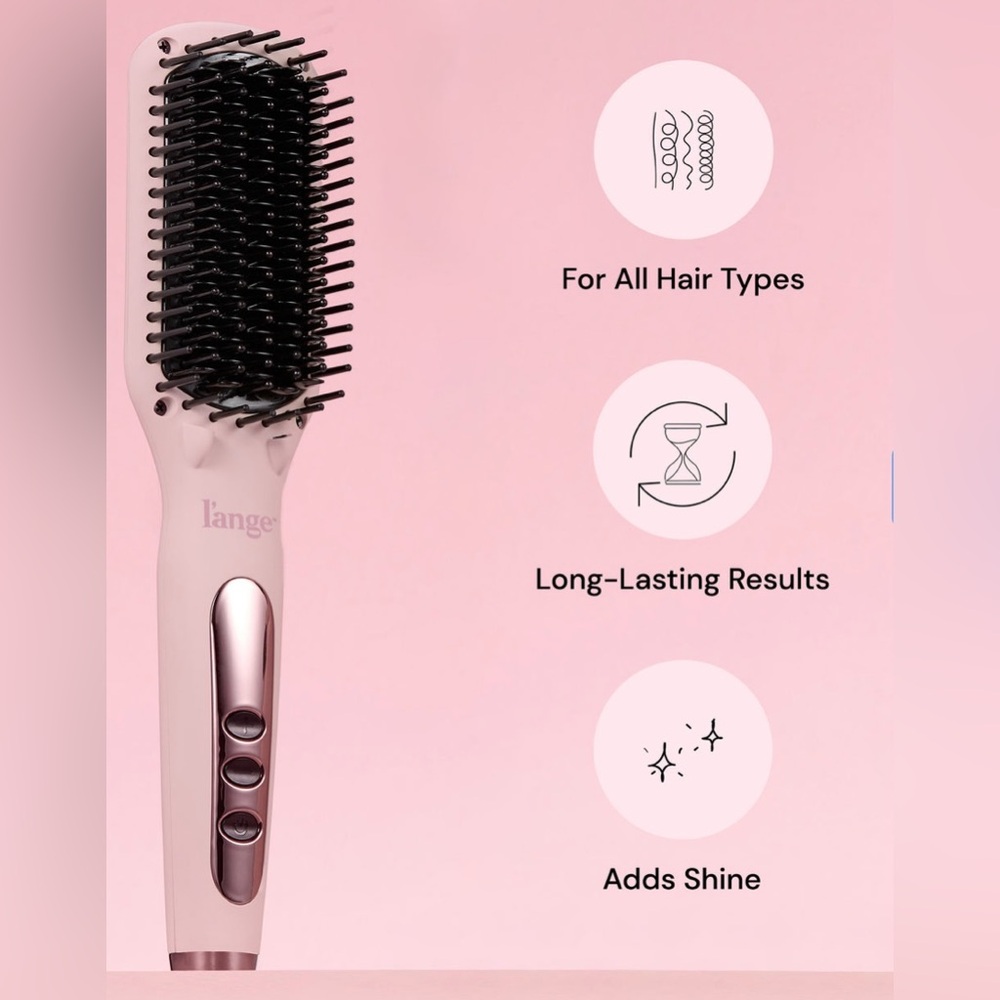 Lange Black Le Vite Hair Straightener Brush - Picture 7 of 7